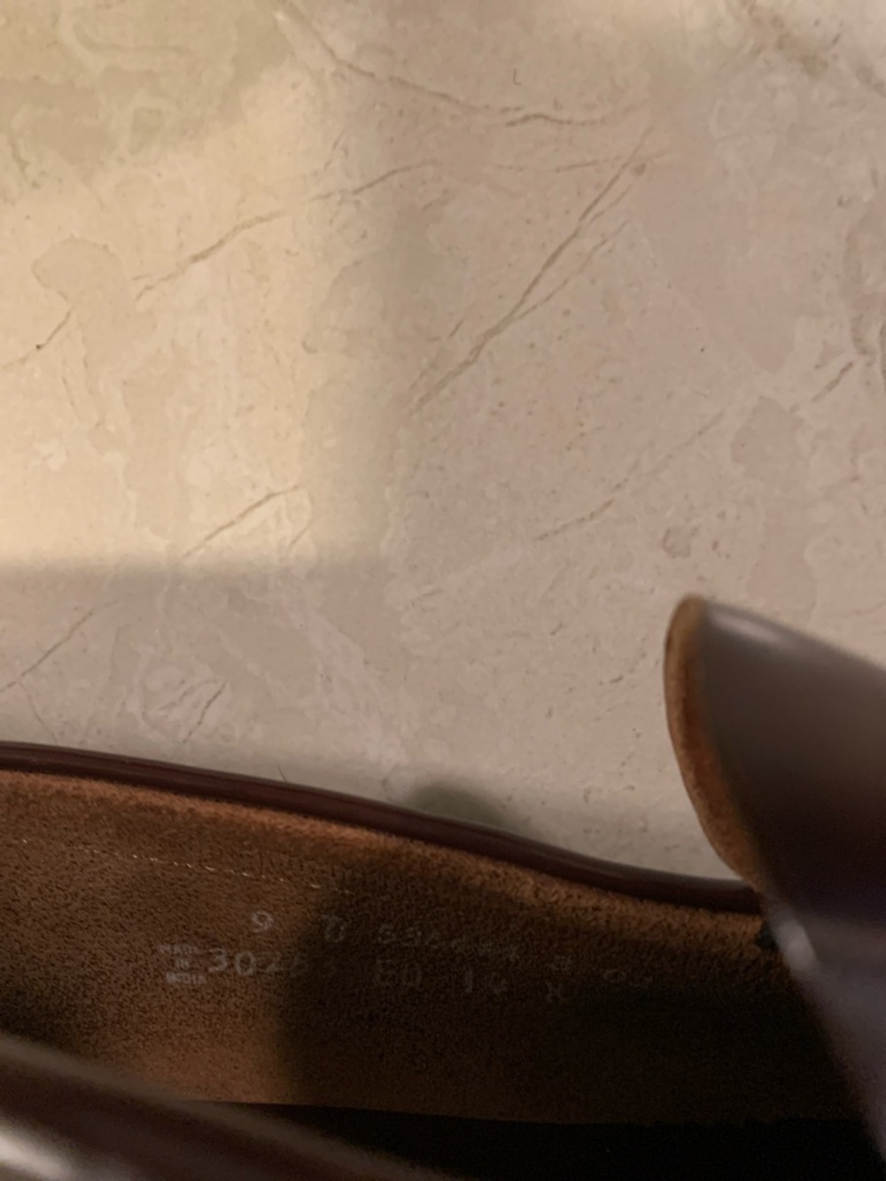 Classic Men's Penny Loafers in Dark Burgundy - Picture 5 of 5